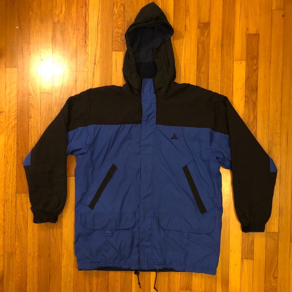 Vintage Nike ACG Jacket Blue 90s Men's Medium
